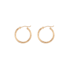 Thin Twisted Hoop Earrings