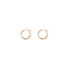 Thin Twisted Hoop Earrings