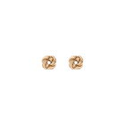 Gold Knot Stud Earrings