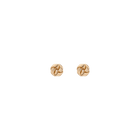 Gold Knot Stud Earrings