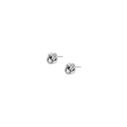 Silver Knot Stud Earrings