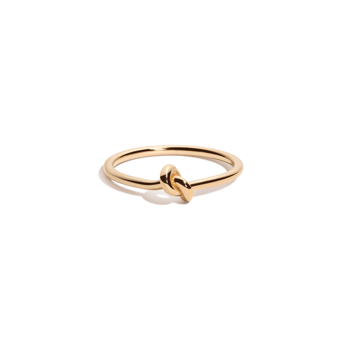 Gold Knot Ring Vermeil 14k 18k Yellow Gold