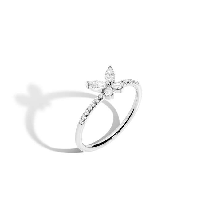 Lab Grown Diamond Butterfly Ring