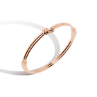 Gold Knot Hinged Bracelet