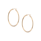 Gold Hoop Earrings - 2mm