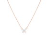 Diamond Butterfly Necklace 14k 18k Rose Gold First