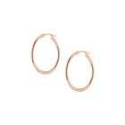 Gold Hoop Earrings - 2mm