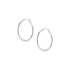 Gold Hoop Earrings - 2mm