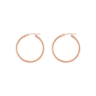 Gold Hoop Earrings - 2mm