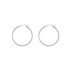 Gold Hoop Earrings - 2mm