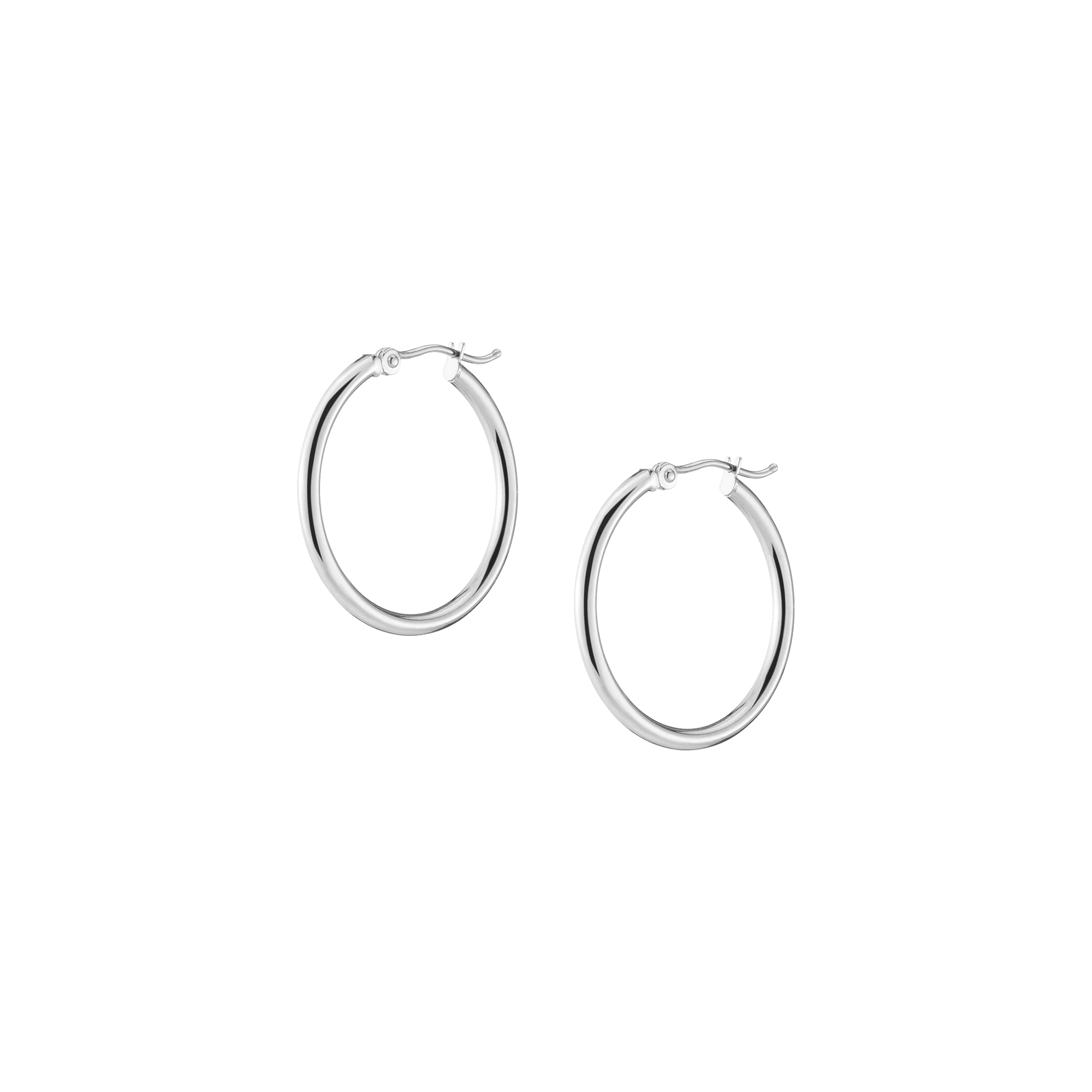2mm x 29mm Square Hoop Earrings main image 1
