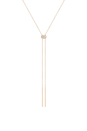 Aurate x Frye: Lab Grown Diamond Bolo Necklace