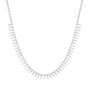 Aurate x Frye: Marquise Fringe Necklace Sterling Silver First