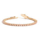 Lab Grown Morganite Tennis Bracelet