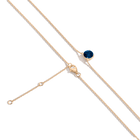 Round Gemstone Solitaire Necklace