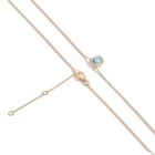 Round Gemstone Solitaire Necklace