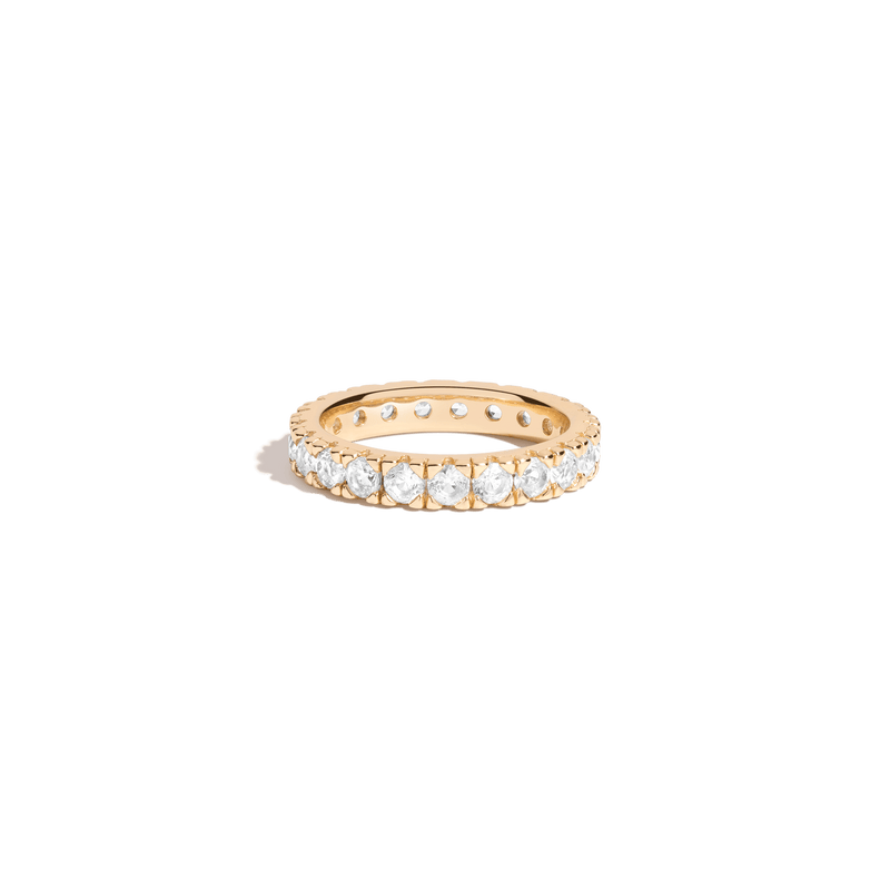 2ct Lab Grown Sapphire Eternity Ring