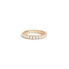 Lab Grown White Sapphire Eternity Ring