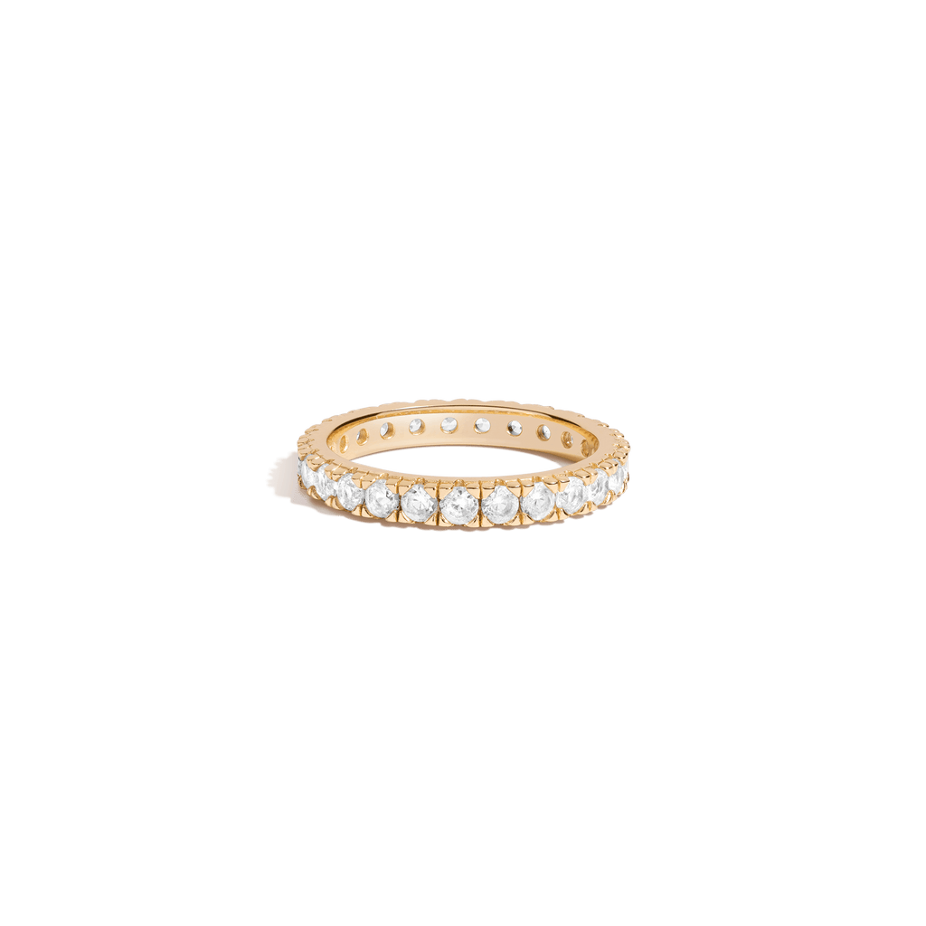 White Sapphire Eternity Ring