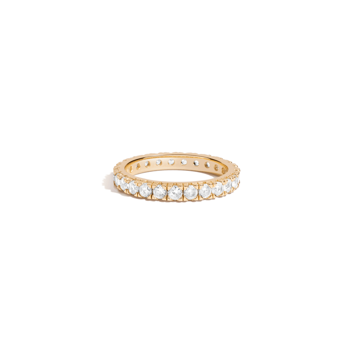 White Sapphire Eternity Ring
