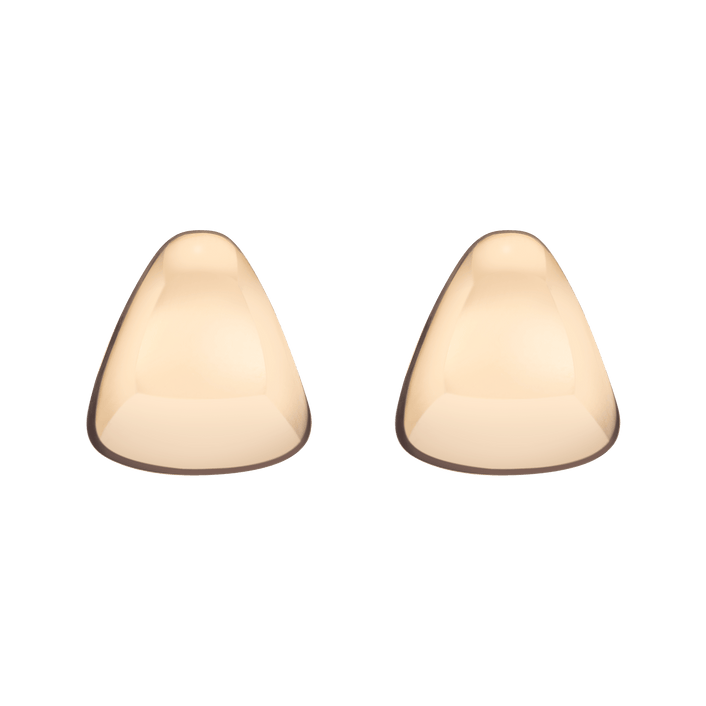 Dome Earrings Vermeil Yellow Gold Large