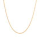 Gold Herringbone Chain Necklace