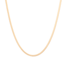 Gold Herringbone Chain Necklace