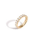 Lab Grown White Sapphire Eternity Ring