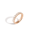 Lab Grown White Sapphire Eternity Ring