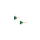 Pear Gemstone Solitaire Stud Earrings