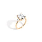 Emerald Gemstone Cocktail Ring - White Sapphire