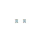 Emerald Gemstone Solitaire Stud Earrings