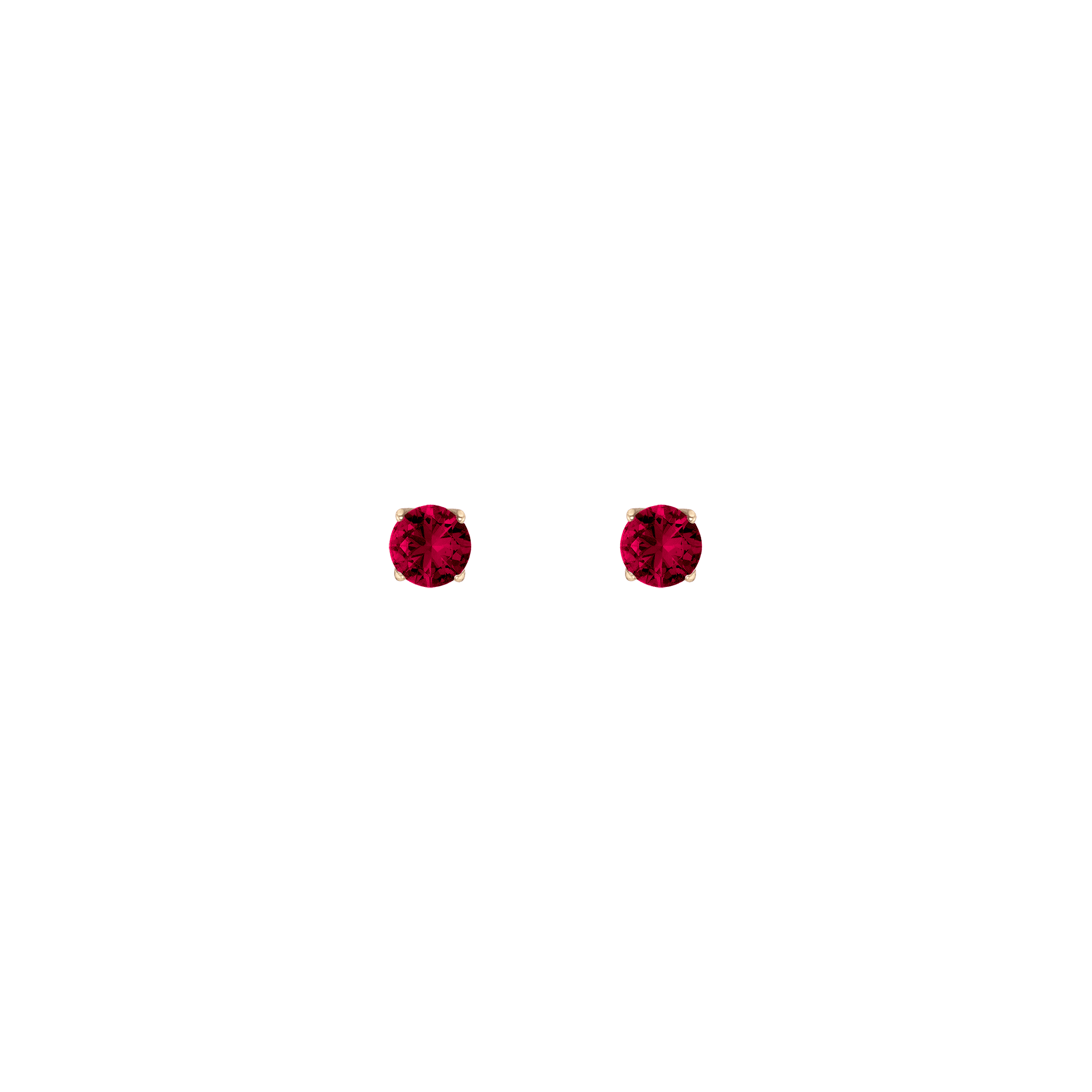 V3 Jewelry Sterling Silver 2.20 Carat Round Cut Moissanite Solitaire Stud Earrings main image 1