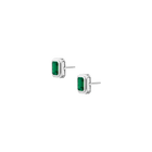 Lab Grown Emerald Heirloom Stud Earrings