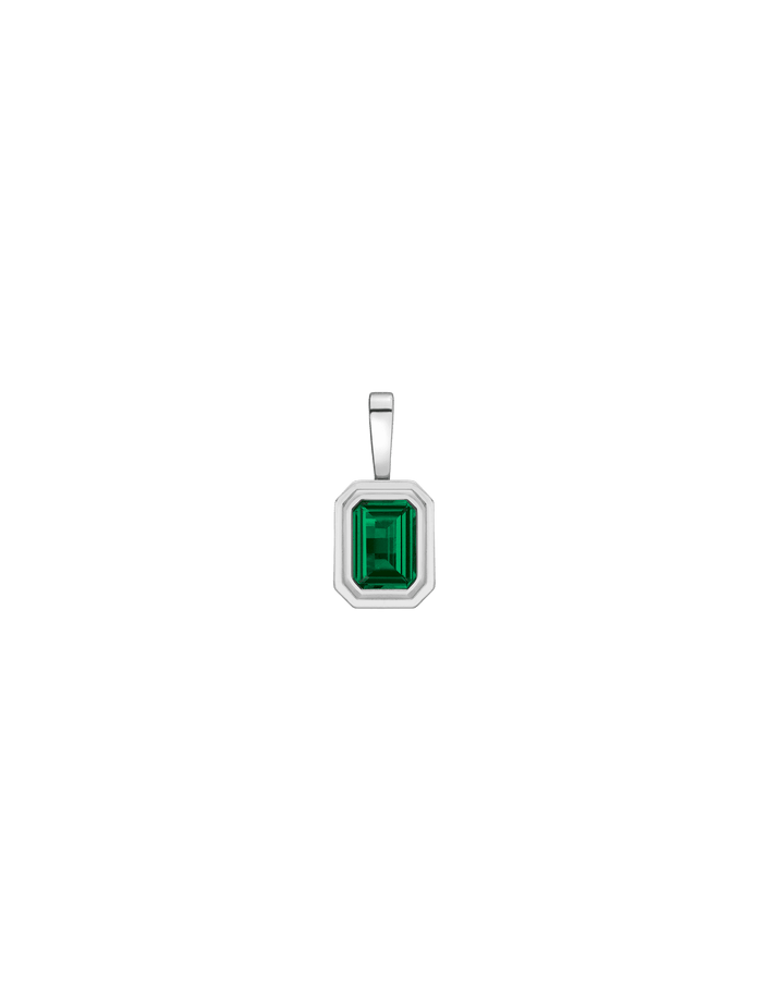 Emerald Heirloom Pendant Vermeil 14k 18k White Gold First