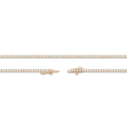 Lab Grown White Sapphire Tennis Necklace