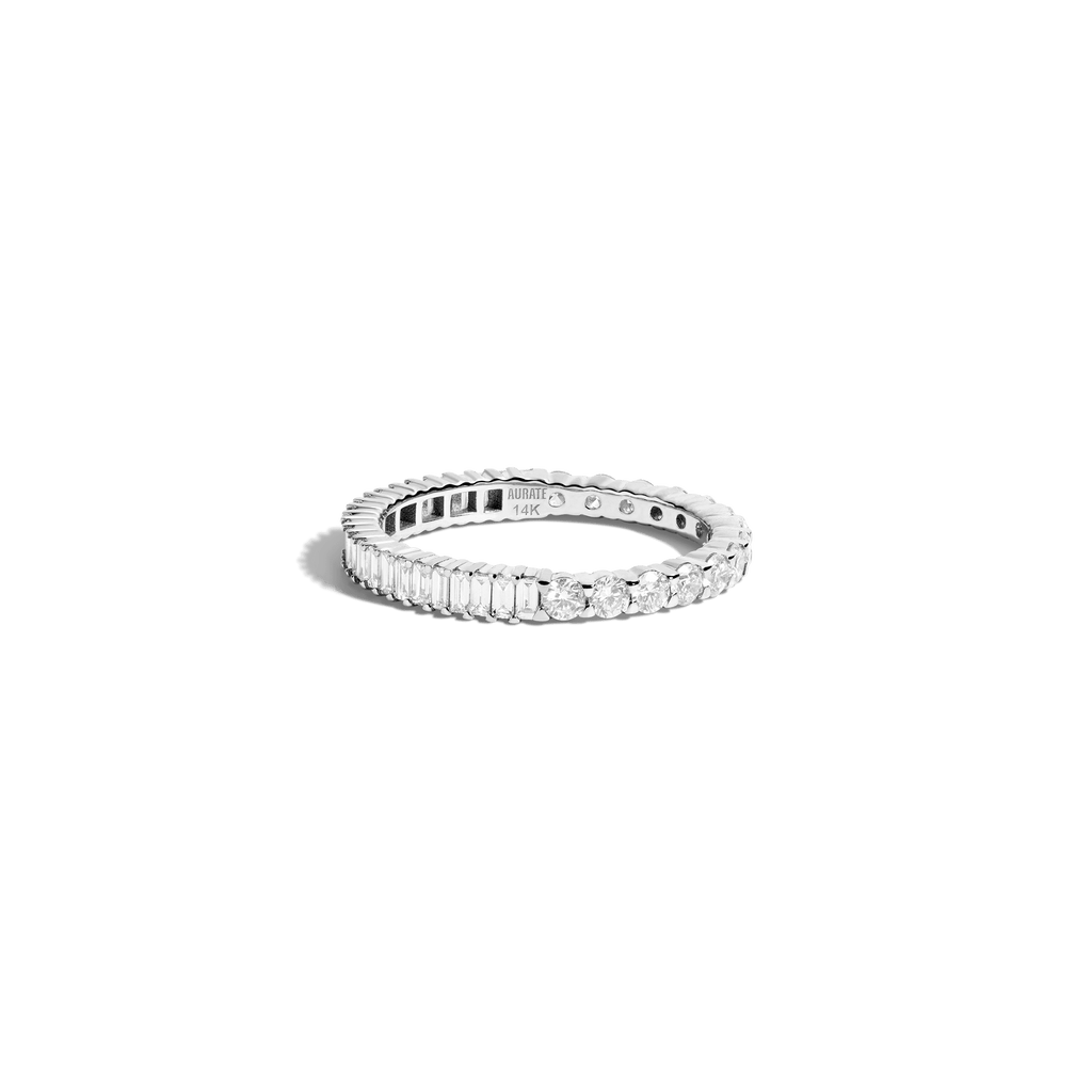 Mini Two in One Lab Grown Diamond Eternity Ring Mini two in one lab grown diamond eternity ring