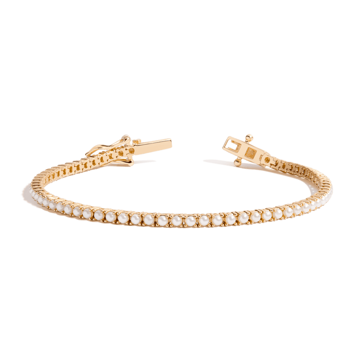 Mini Pearl Tennis Bracelet