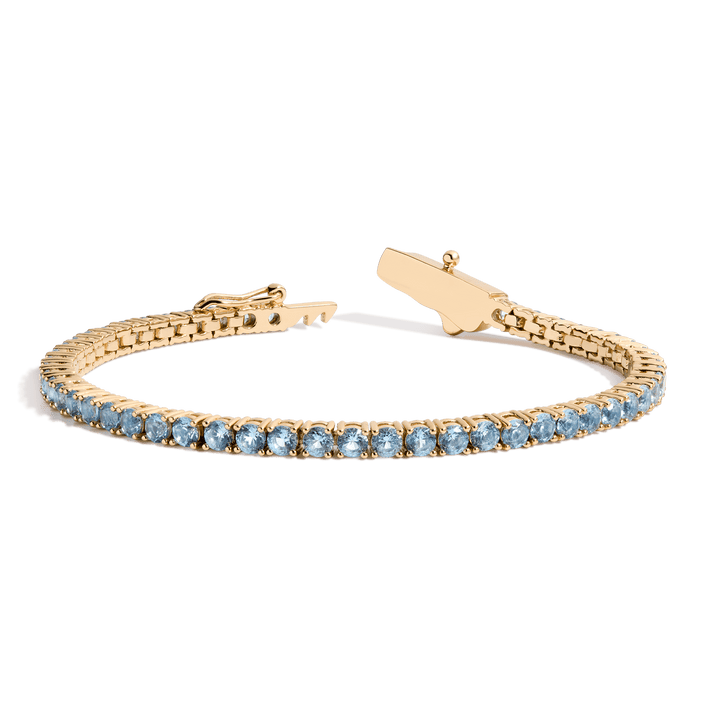 Aquamarine Tennis Bracelet