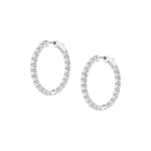 4ct Luxury Lab Grown Diamond Hoops