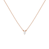 Marquise Lab Grown Diamond Solitaire Necklace 14k 18k Rose Gold First