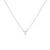 Marquise Lab Grown Diamond Solitaire Necklace 14k 18k White Gold First