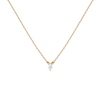 Marquise Lab Grown Diamond Solitaire Necklace 14k 18k Yellow Gold First