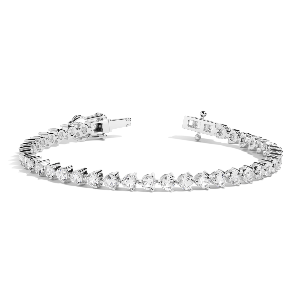 【Numbering】関税/送料込み N-dia Tennis Bracelet/3 Prong Adina Eden Thin Three Prong Tennis Bracelet