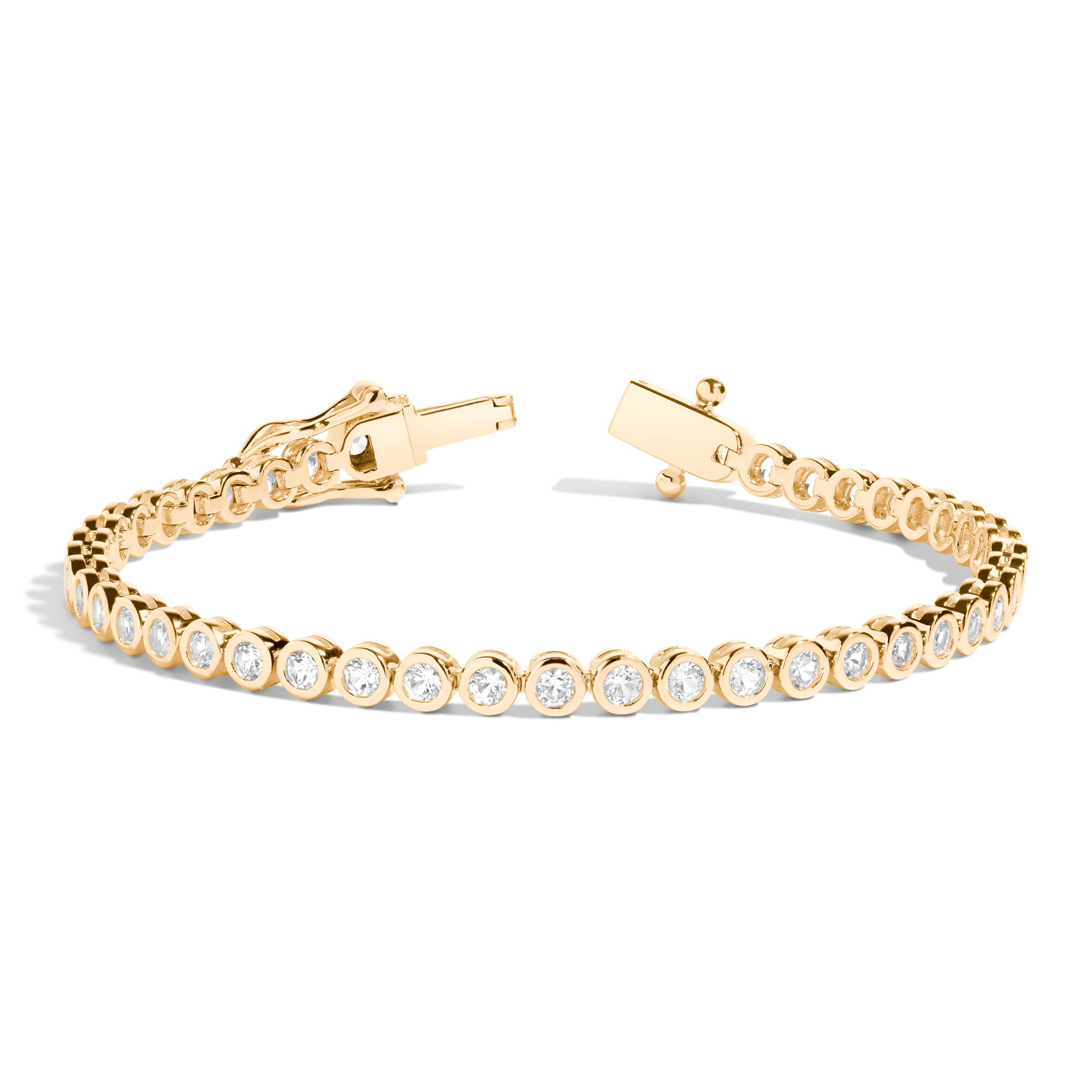 【HYERES LOR】23SS★ Essence Sl Tennis W Bezel 3.0 Bracelet HYERES LOR】23SS☆ Essence Sl Tennis W Bezel 3.0 Bracelet