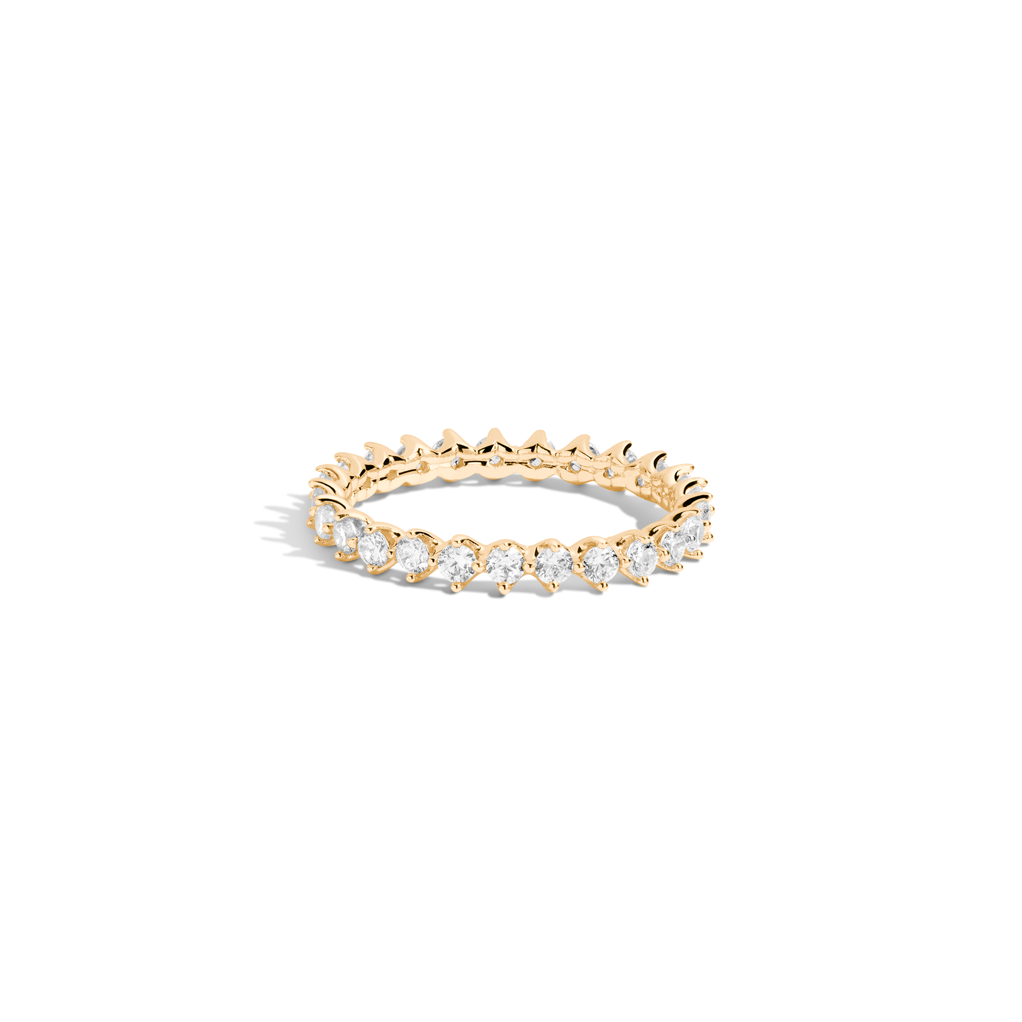 Three-Prong Lab Grown Diamond Eternity Ring