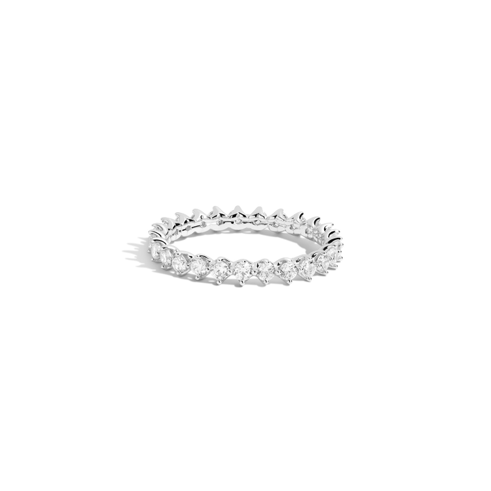 Three-Prong Lab Grown Diamond Eternity Ring