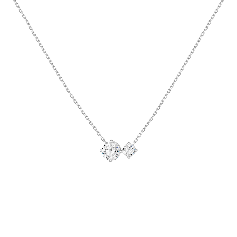 Lab Grown Diamond Duo Necklace
