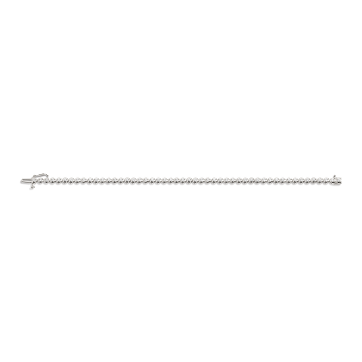 Mini Lab Grown Diamond Tennis Bracelet 14k White Gold 6.5in 7in 7.5in