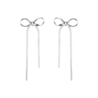 Herringbone Bow Earrings